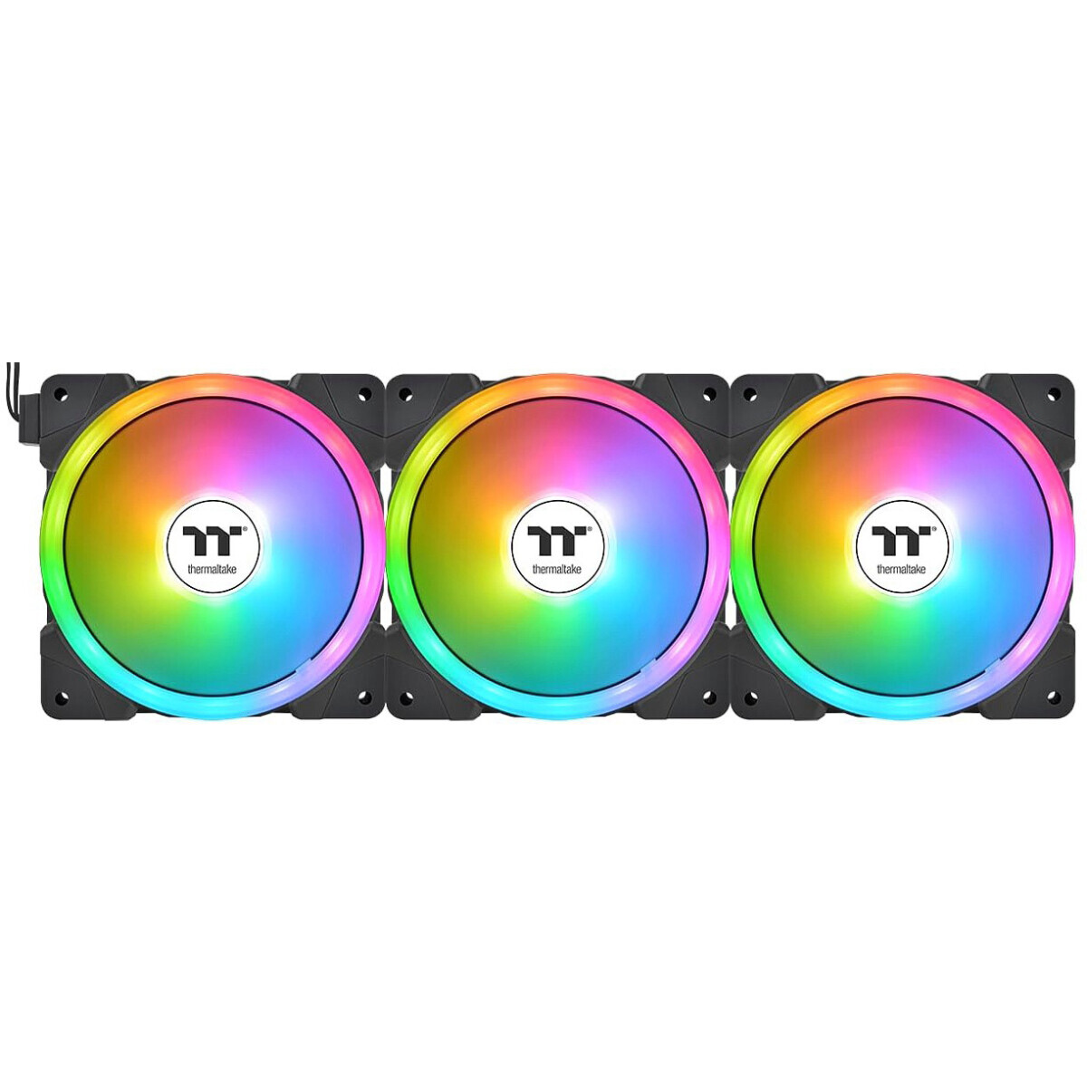 Ventilateur pour boîtier Thermaltake SWAFAN EX14 ARGB Sync Fan Black TT Premium Edition (3-Fan Pack) - CL-F168-PL14SW-A