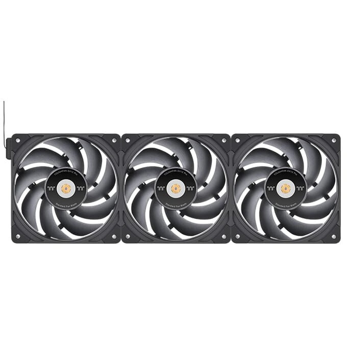 Ventilateur pour boîtier Thermaltake Toughfan EX12 Pro High Static Pressure Fan Black (3-Fan Pack) - CL-F171-PL12BL-A