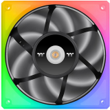 Ventilateur pour boîtier Thermaltake TOUGHFAN 12 RGB High Static Pressure TT Premium Edition Black (3-Fan Pack) (CL-F135-PL12SW-A)