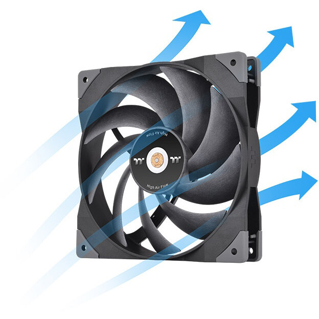 Ventilateur pour boîtier Thermaltake SWAFAN GT14 TT Premium Edition Black - CL-F157-PL14BL-A - photo 2