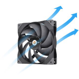 Ventilateur pour boîtier Thermaltake SWAFAN GT14 TT Premium Edition Black (CL-F157-PL14BL-A)