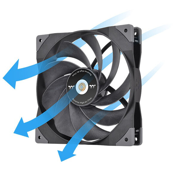 Ventilateur pour boîtier Thermaltake SWAFAN GT14 TT Premium Edition Black - CL-F157-PL14BL-A - photo 4