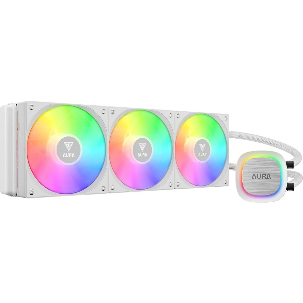 Système de refroidissement liquide GAMDIAS Aura GL360 V2 White - 16322-03100-30000-G