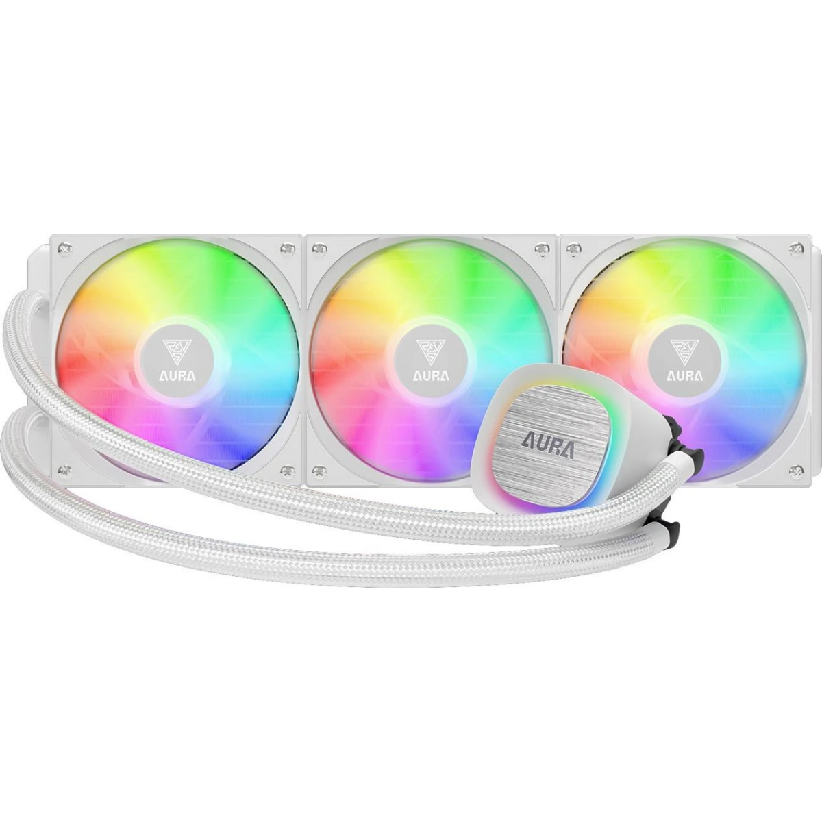 Système de refroidissement liquide GAMDIAS Aura GL360 V2 White - 16322-03100-30000-G - photo 2