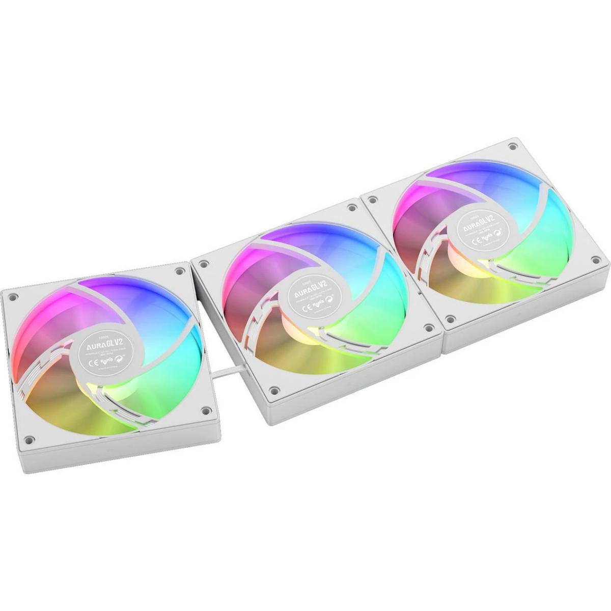 Système de refroidissement liquide GAMDIAS Aura GL360 V2 White - 16322-03100-30000-G - photo 6