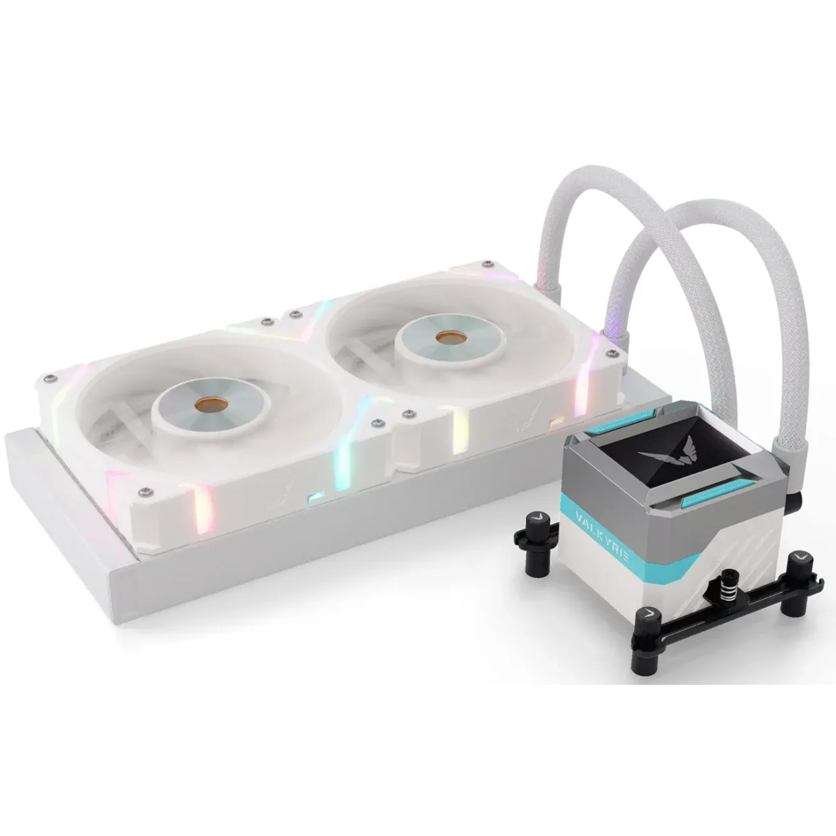 Système de refroidissement liquide Valkyrie Syn 240 ARGB White - 5298003820151