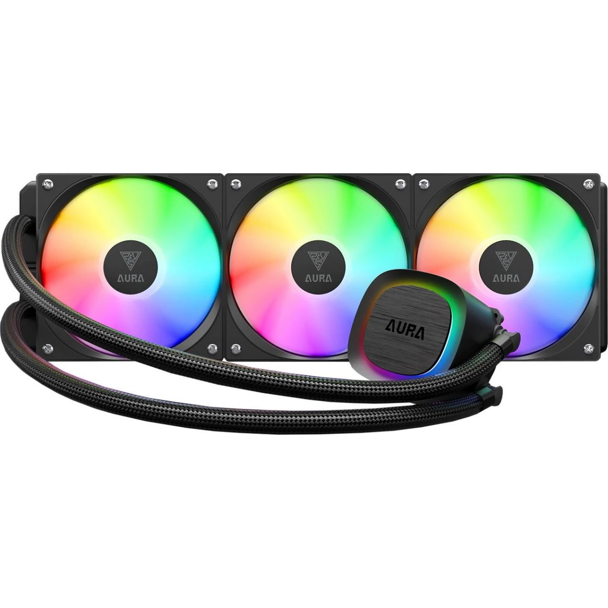 Système de refroidissement liquide GAMDIAS Aura GL360 V2 Black - 16322-02800-30000-G - photo 2