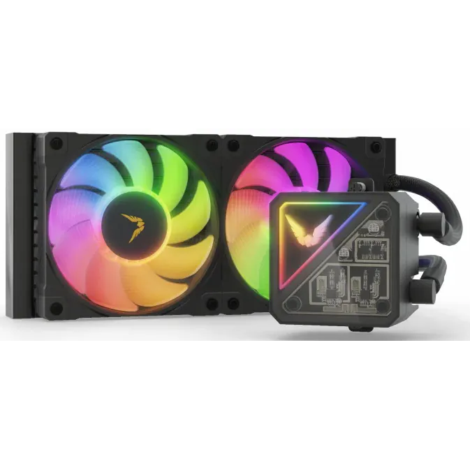 Système de refroidissement liquide Valkyrie V240 Lite ARGB Black - 5298003821196