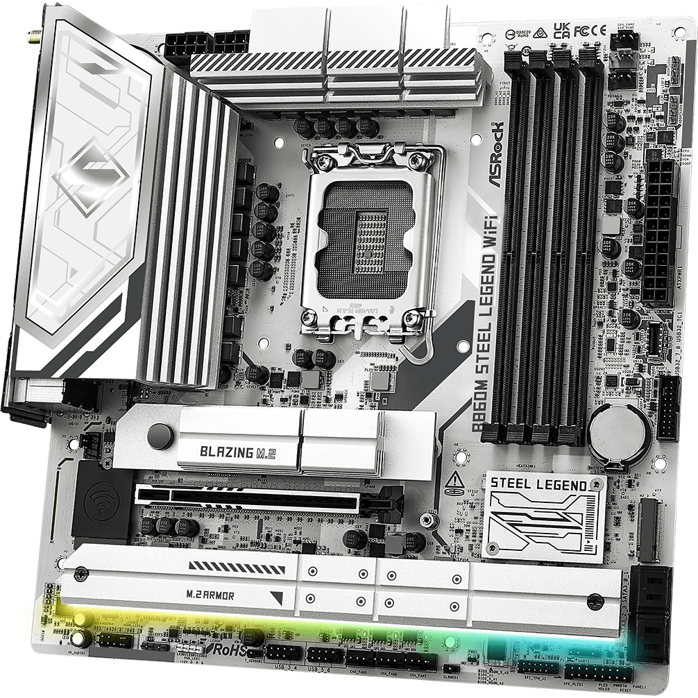 Carte mère ASRock B860M Steel Legend WiFi - photo 3