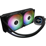 Système de refroidissement liquide GAMDIAS Aura GL240 Digital Black (16322-04900-30000-G)