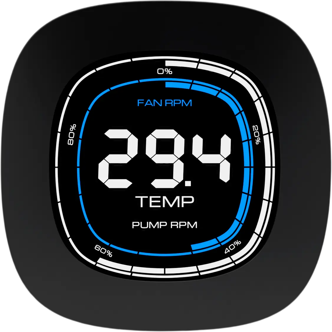 Système de refroidissement liquide GAMDIAS Aura GL240 Digital Black - 16322-04900-30000-G - photo 7
