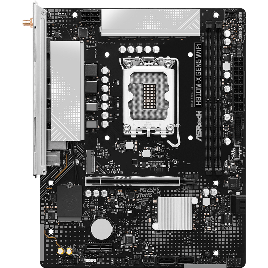 Carte mère ASRock H810M-X Gen5 WiFi