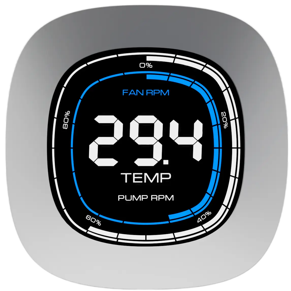 Système de refroidissement liquide GAMDIAS Aura GL360 Digital White - 16322-05200-30000-G - photo 6