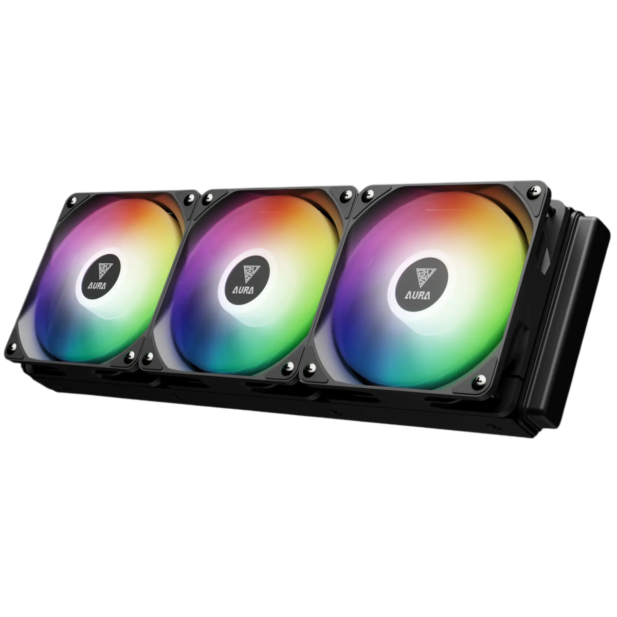 Système de refroidissement par liquide GAMDIAS Aura GL360 Digital Black - 16322-05000-30000-G - photo 3
