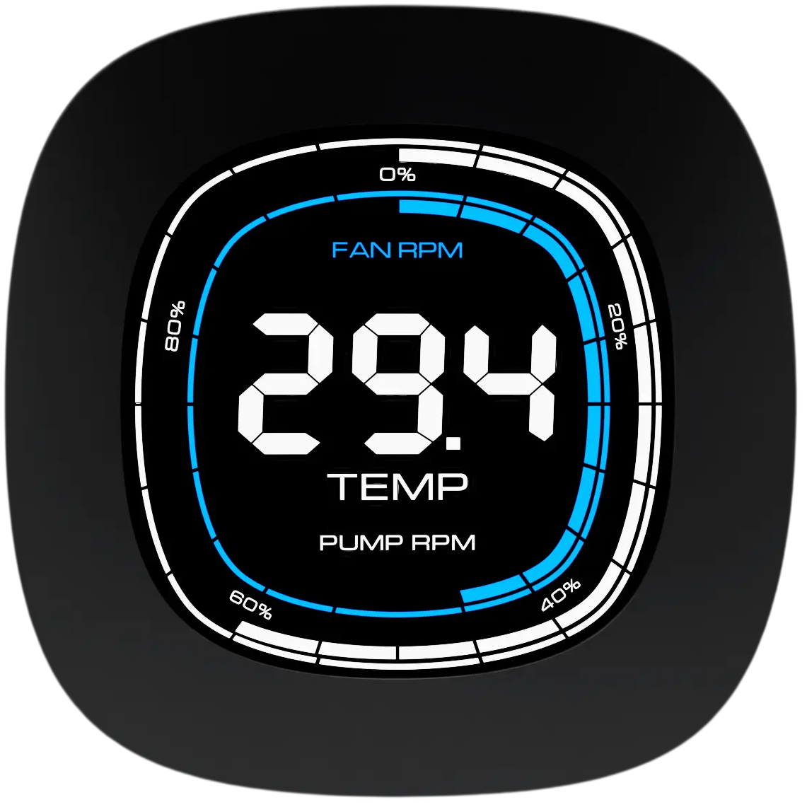 Système de refroidissement par liquide GAMDIAS Aura GL360 Digital Black - 16322-05000-30000-G - photo 5
