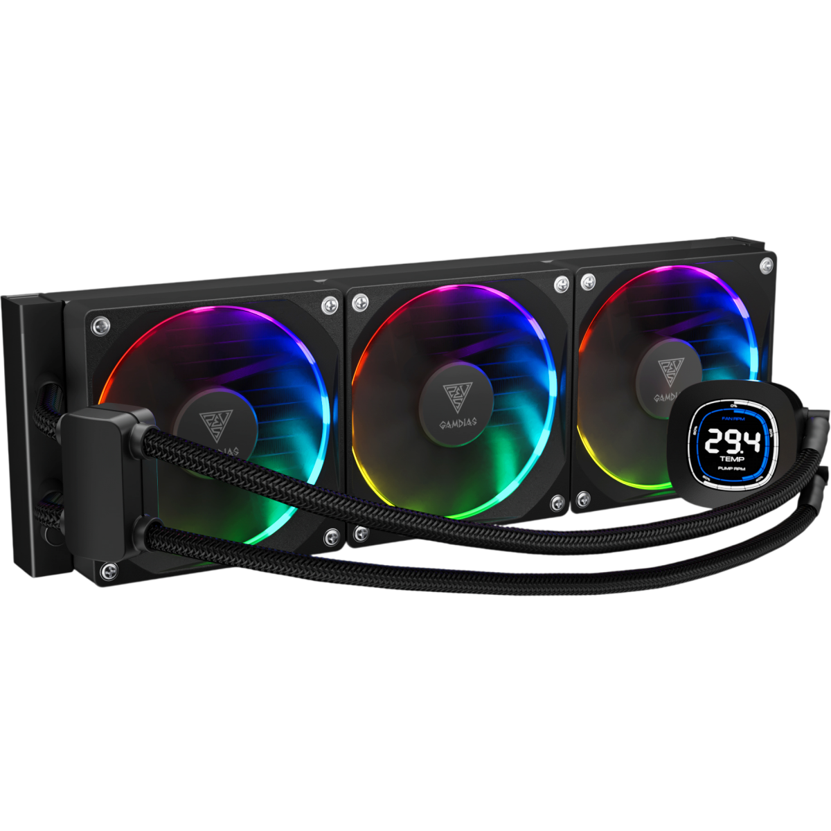 Système de refroidissement liquide GAMDIAS Chione M4-420 Black - CHIONE M4-420 - photo 2