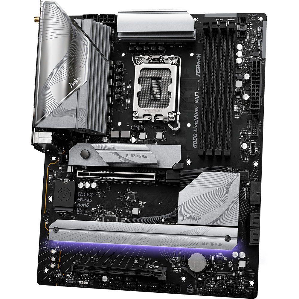 Carte mère ASRock B860 LiveMixer WiFi - photo 3