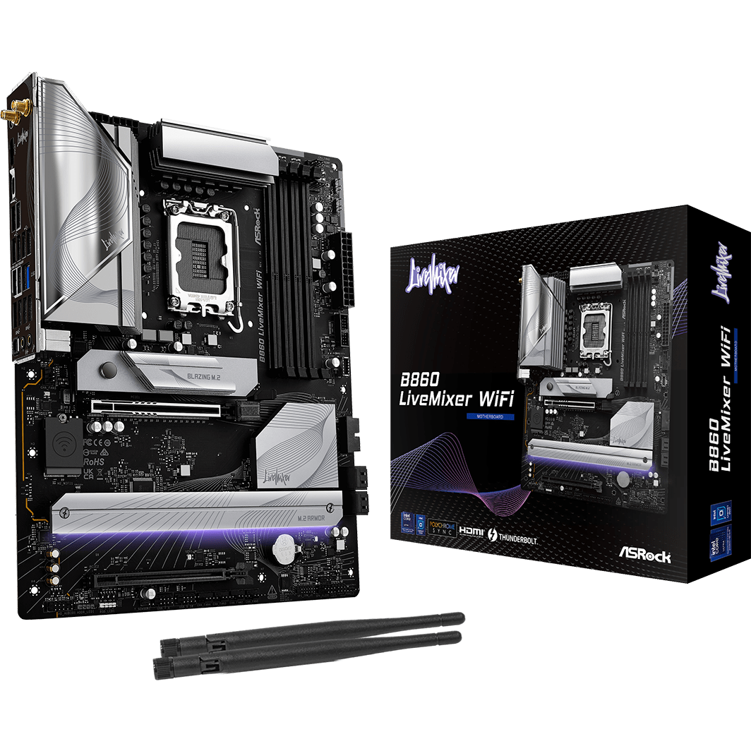 Carte mère ASRock B860 LiveMixer WiFi - photo 5