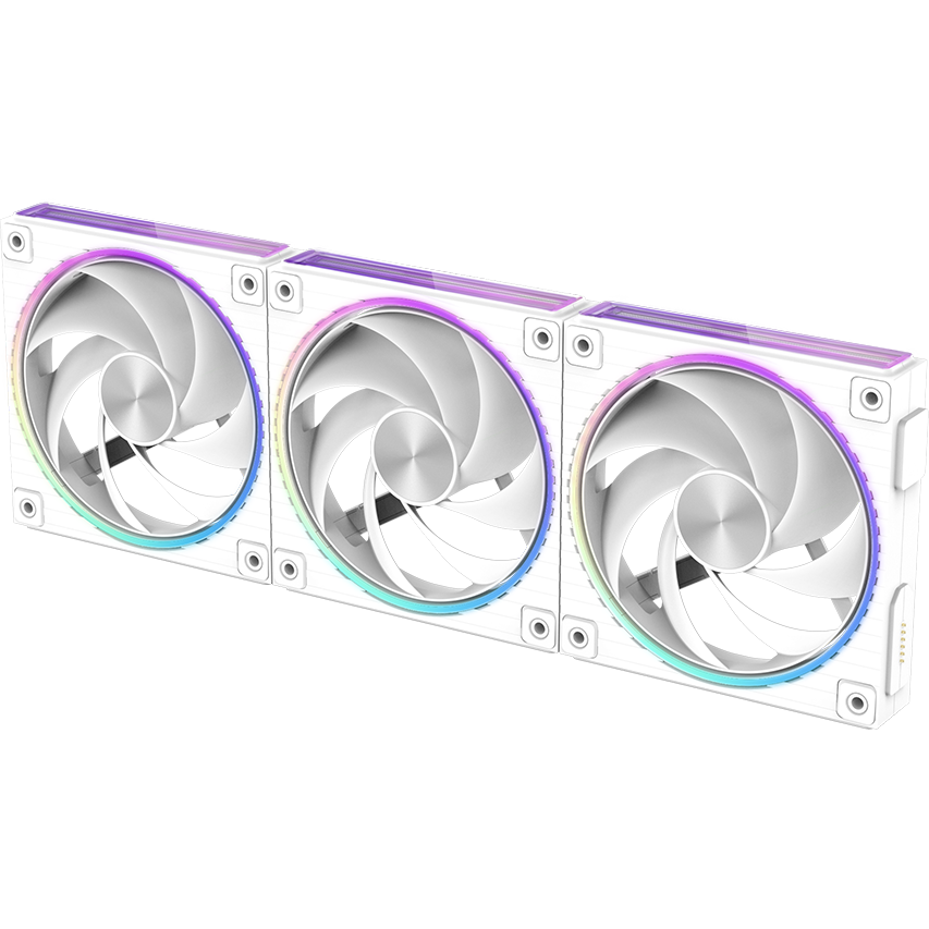 Ventilateur pour boîtier Zalman ZM-DF120 A3 White (3 pcs) - ZM-DF120 A3 WHITE - photo 3