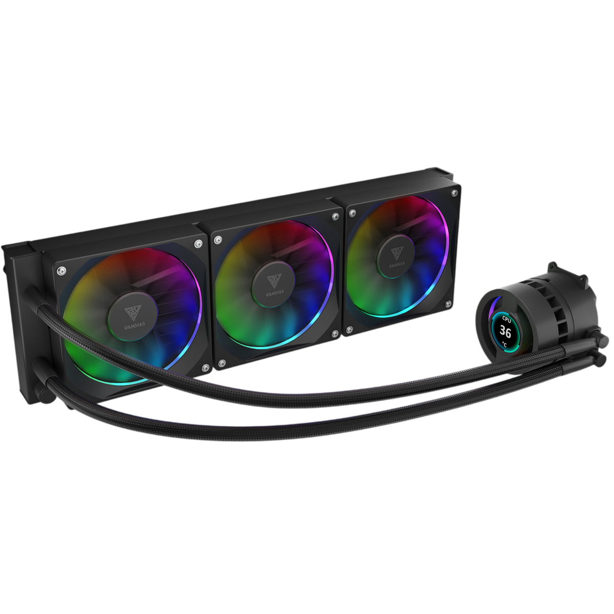 Système de refroidissement liquide GAMDIAS Chione P3-360U Black - CHIONE P3-360U - photo 4