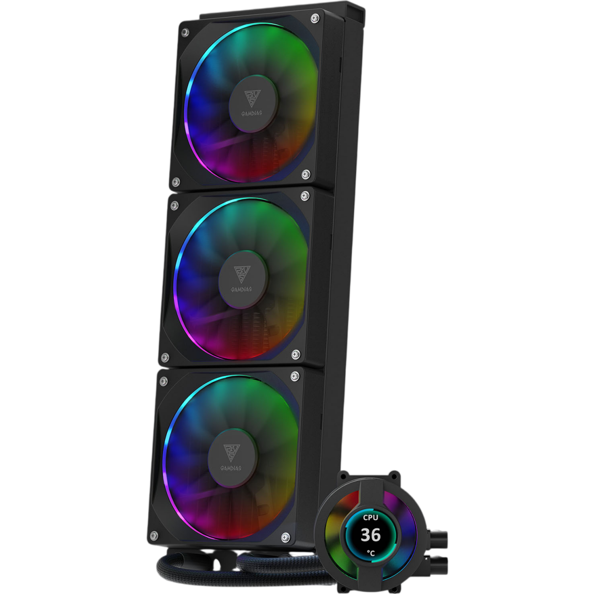 Système de refroidissement liquide GAMDIAS Chione P3-360U Black - CHIONE P3-360U - photo 5