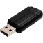 USB Flash накопитель 8GB Verbatim PinStripe Black (49062)