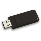 USB Flash накопитель 128GB Verbatim Slider Black (49328)