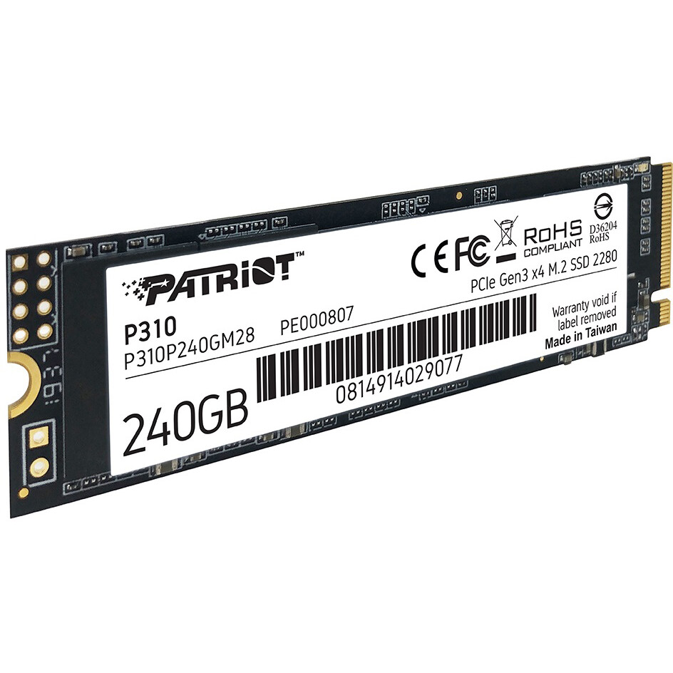 SSD (disque SSD) 240GB Patriot P310 (P310P240GM28)