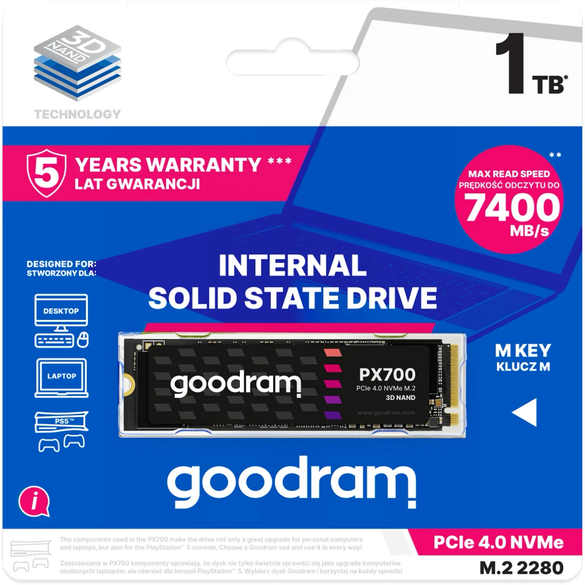 SSD (Disque SSD) 2TB GOODRAM PX700 (SSDPR-PX700-02T-80) - photo 6