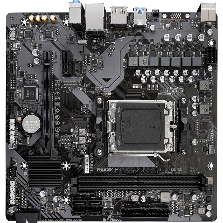 Carte mère Gigabyte A620M H - photo 3