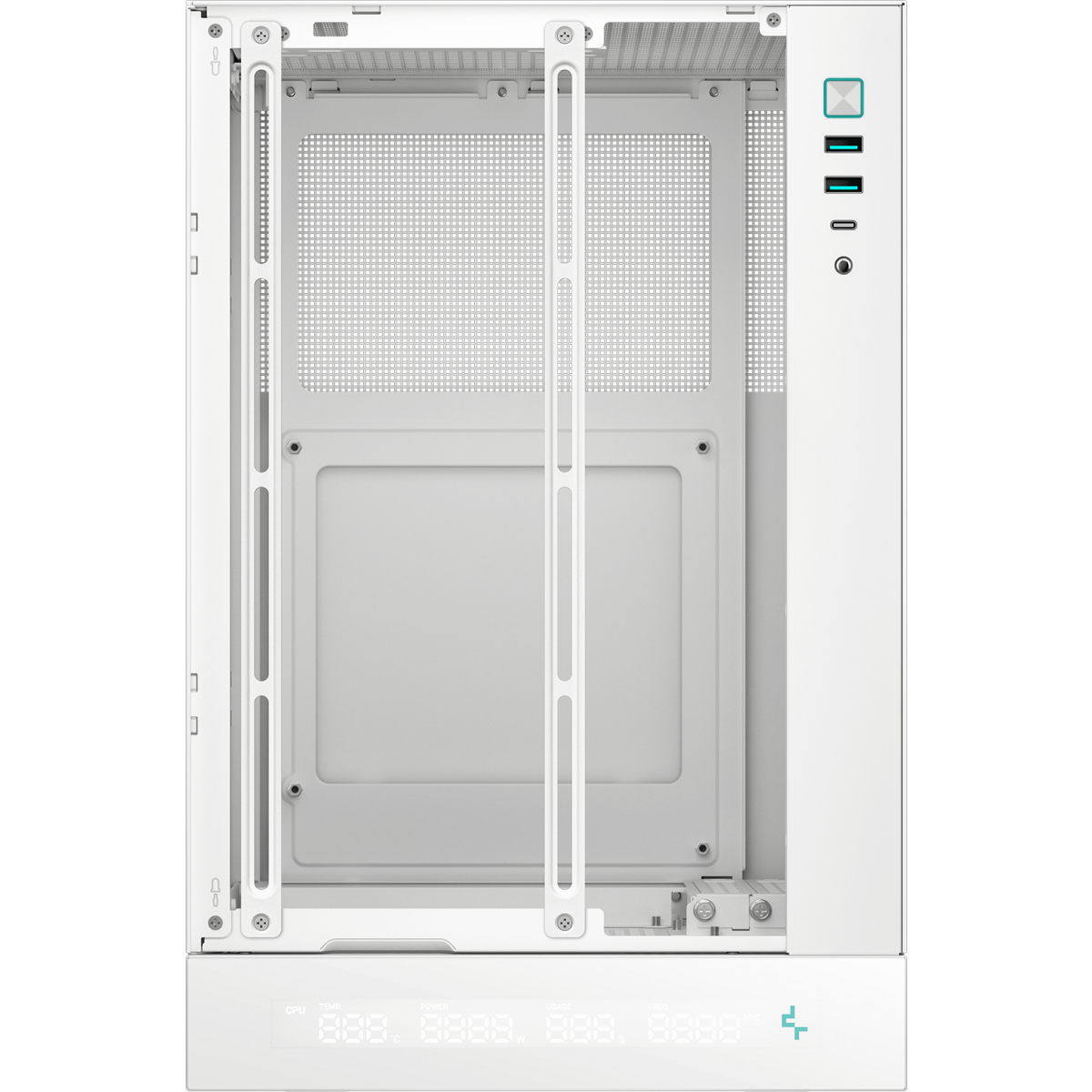 Boîtier DeepCool CH170 DIGITAL White - R-CH170-WHNPI0D-G-1 - photo 5