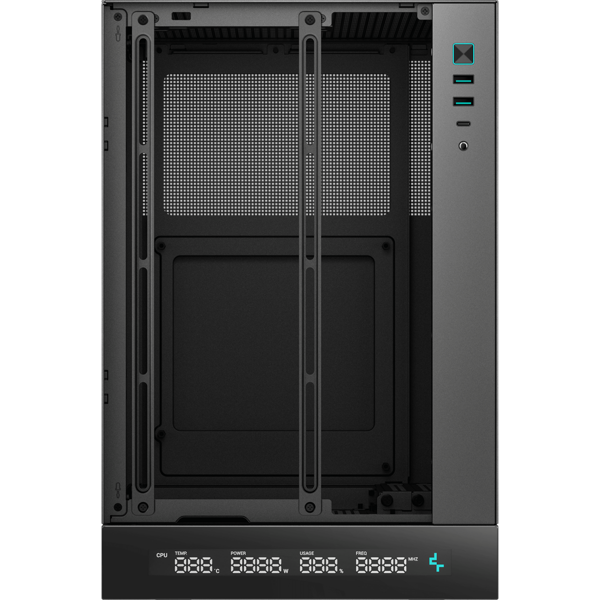 Boîtier DeepCool CH170 DIGITAL Black - R-CH170-BKNPI0D-G-1 - photo 5