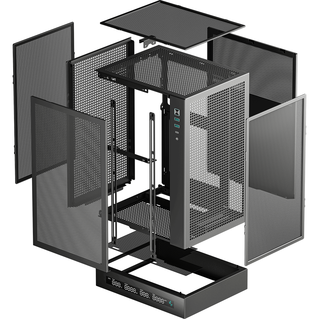 Boîtier DeepCool CH170 DIGITAL Black - R-CH170-BKNPI0D-G-1 - photo 11