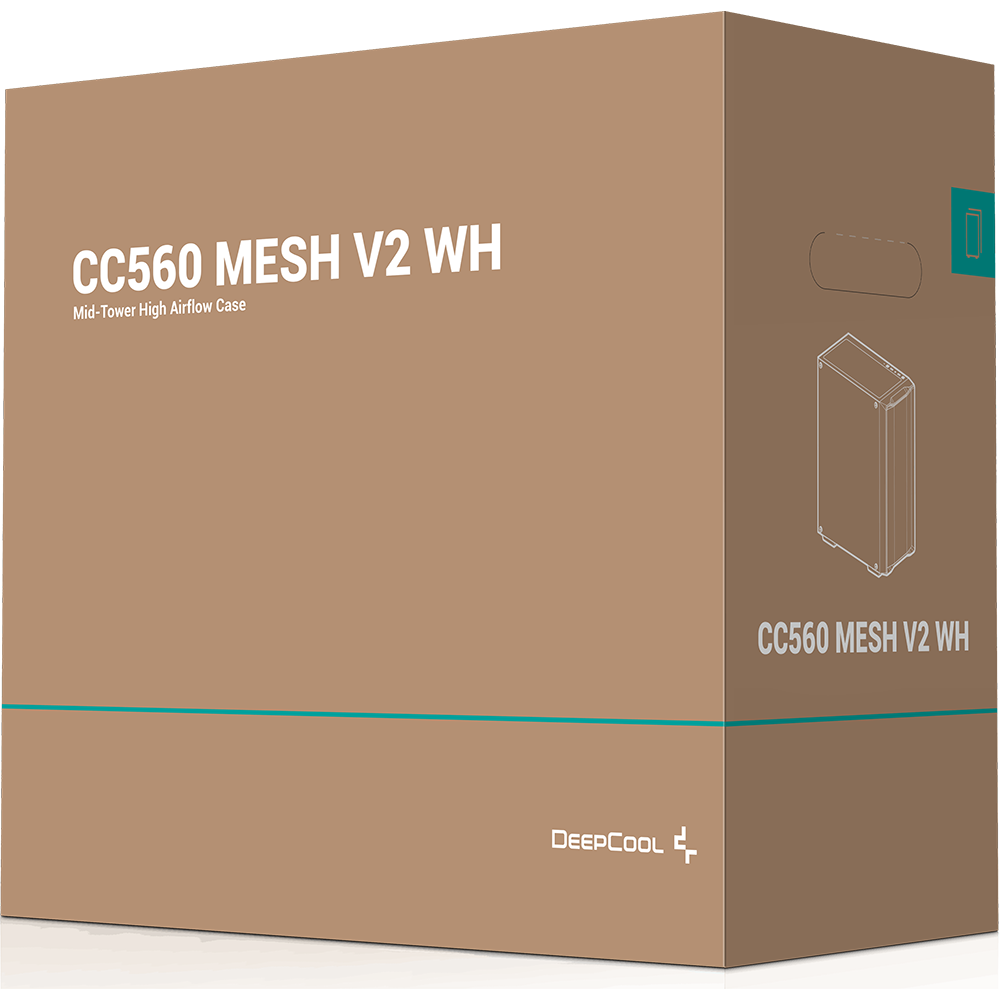 Boîtier DeepCool CC560 MESH V2 White - R-CC560-WHAMA4-G-2 - photo 10