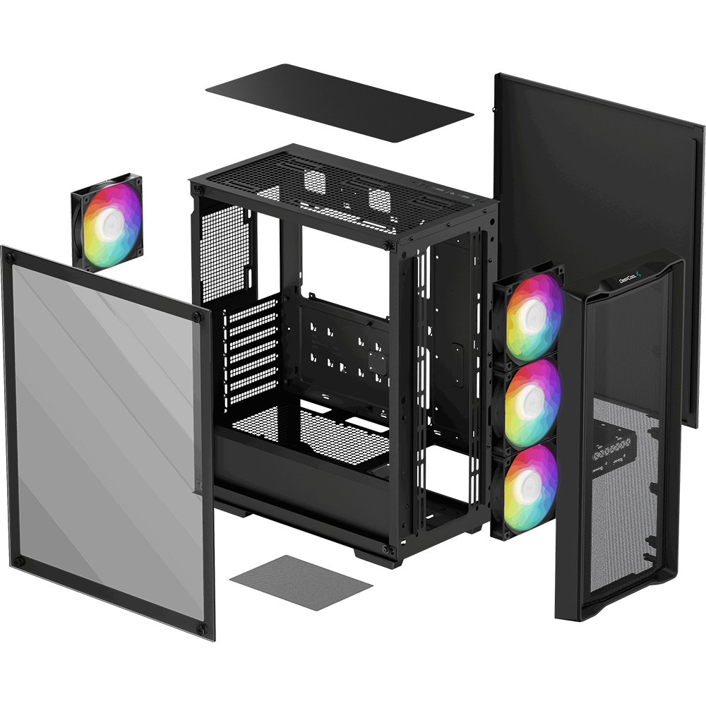 Boîtier DeepCool CC560 MESH V2 Black - R-CC560-BKAMA4-G-2 - photo 9