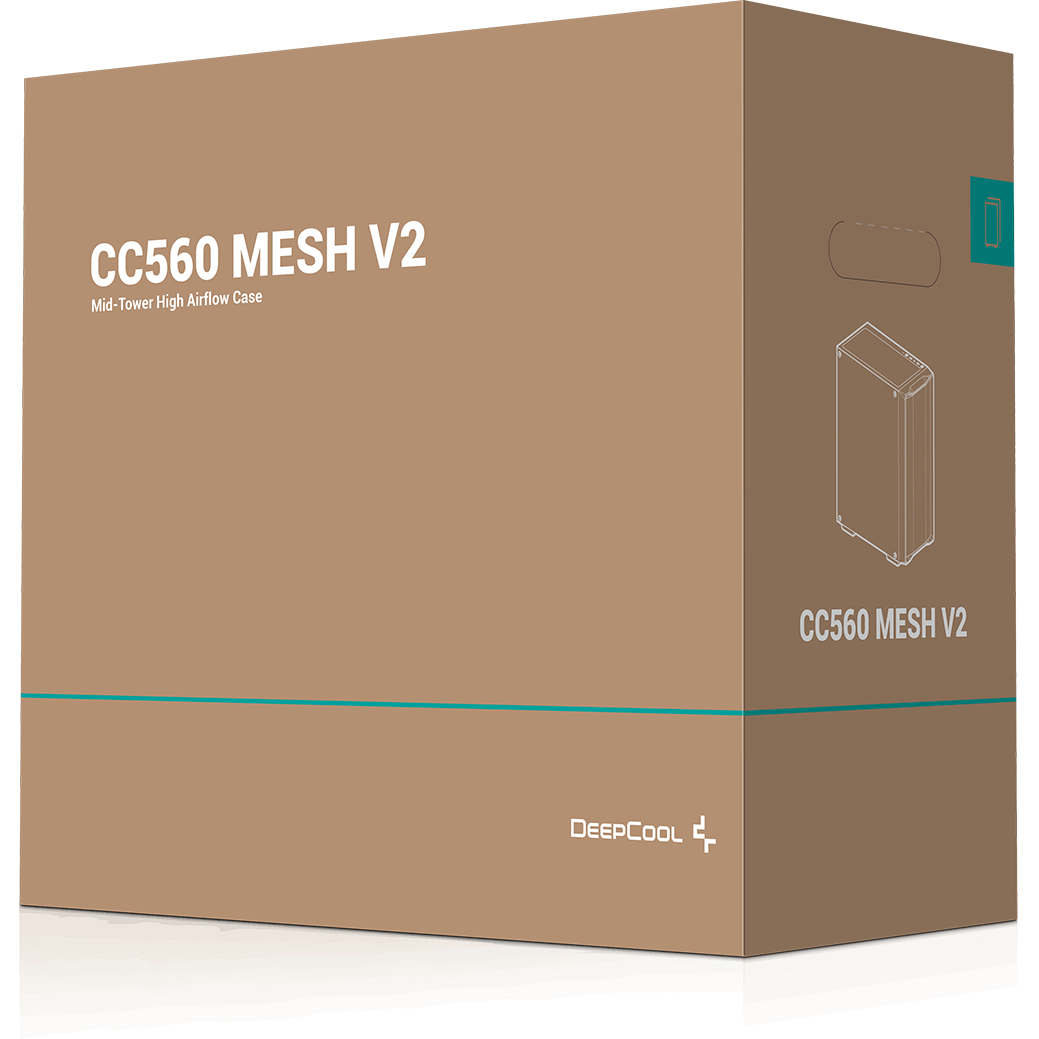 Boîtier DeepCool CC560 MESH V2 Black - R-CC560-BKAMA4-G-2 - photo 10