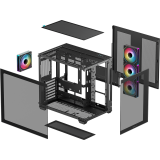 Boîtier DeepCool CG530 4F Black (R-CG530-BKADA4-G-1)