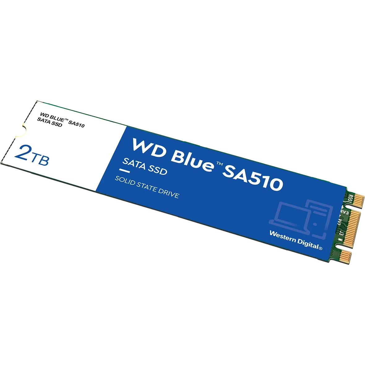 Disque SSD 2TB WD Blue SA510 (WDS200T3B0B) - WDS200T3B0B-00C7C0 - photo 2
