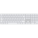 Clavier Apple Magic Keyboard With Touch ID and Numeric Keypad White Keys (USB-C) (French) (MXK73F/A)