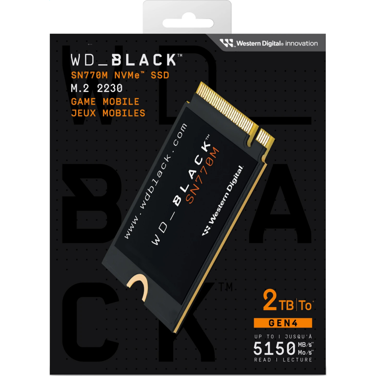 Disque SSD 2TB WD Black SN770M (WDS200T3X0G) - photo 5