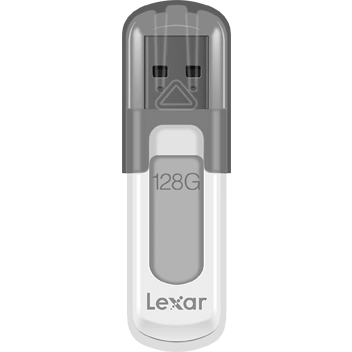 USB Flash накопитель 128GB Lexar JumpDrive V100 Grey - LJDV100-128ABGY