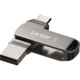 USB Flash накопитель 64GB Lexar JumpDrive Dual D400 Grey (LJDD400064G-BNQNG)