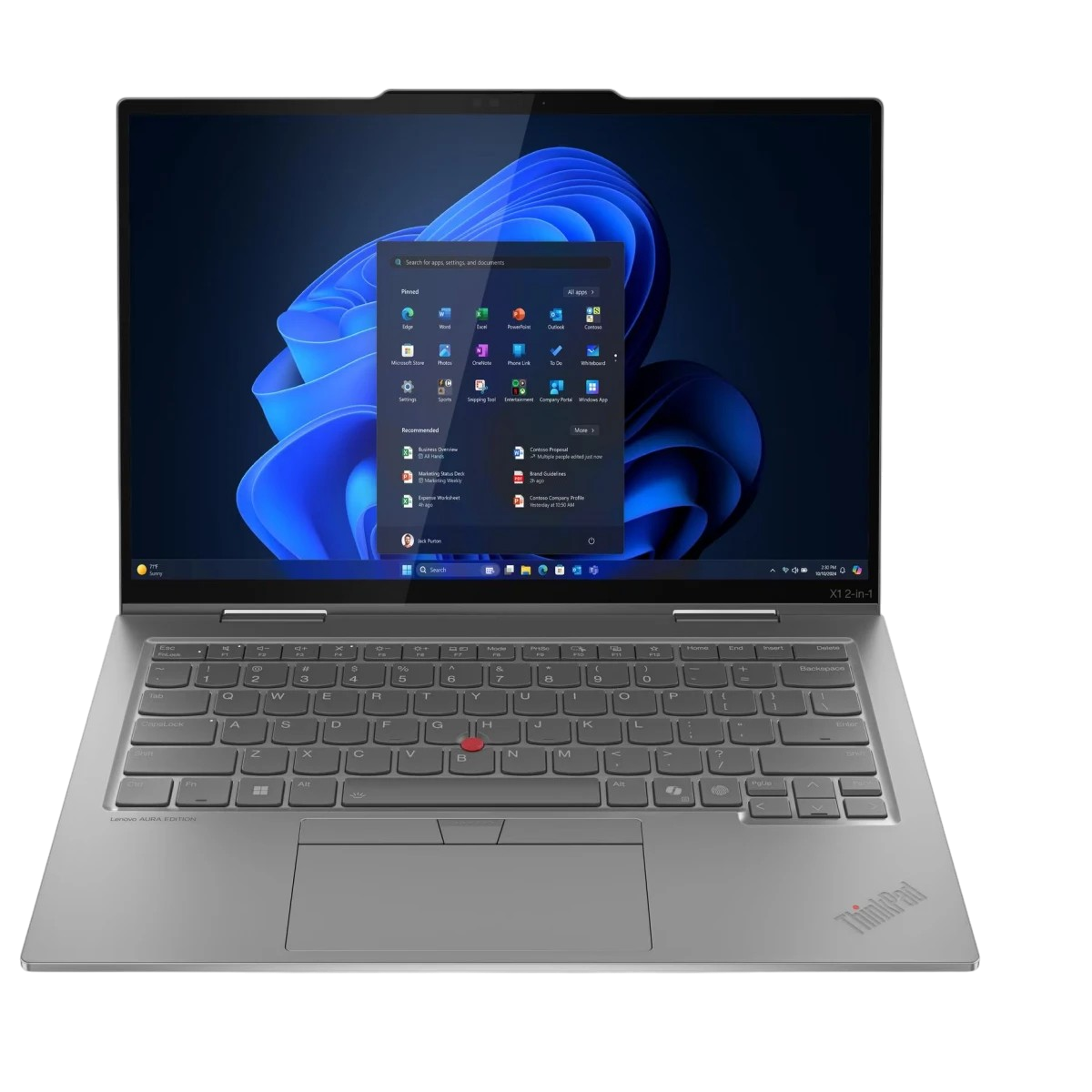 Ordinateur portable Lenovo ThinkPad X1 2-in-1 Gen 10 Aura Edition (21Q00065FR) - photo 4