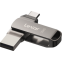 USB Flash накопитель 256GB Lexar JumpDrive Dual D400 Grey - LJDD400256G-BNQNG