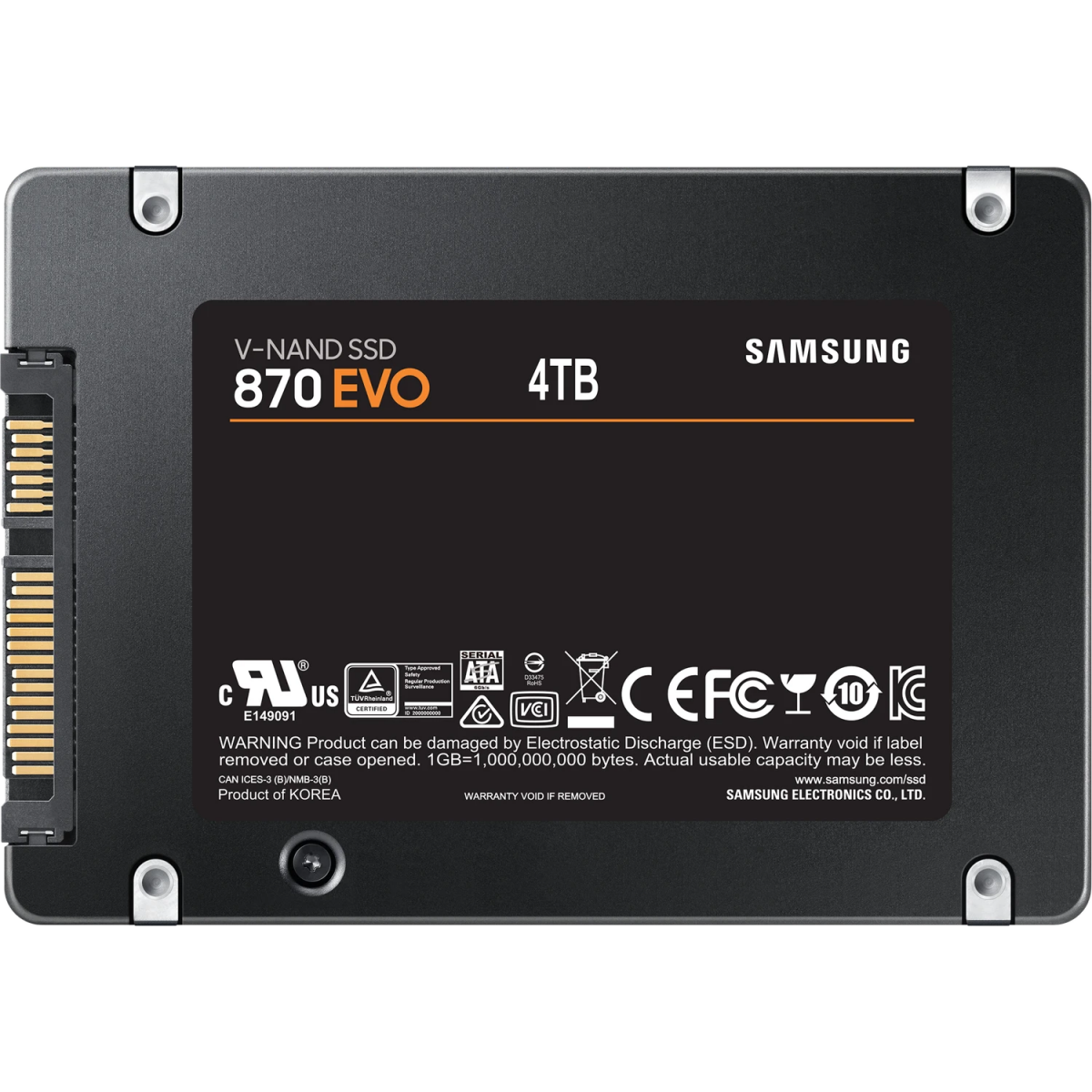 Disque SSD 4TB Samsung 870 EVO (MZ-77E4T0B) - MZ-77E4T0B/EU - photo 4