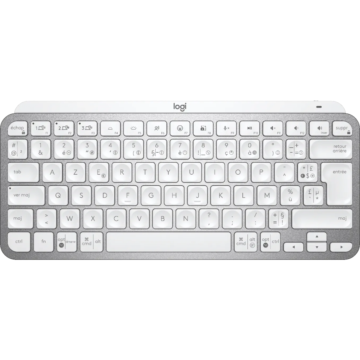 Clavier Logitech MX Keys Mini Pale Gray (920-010483)