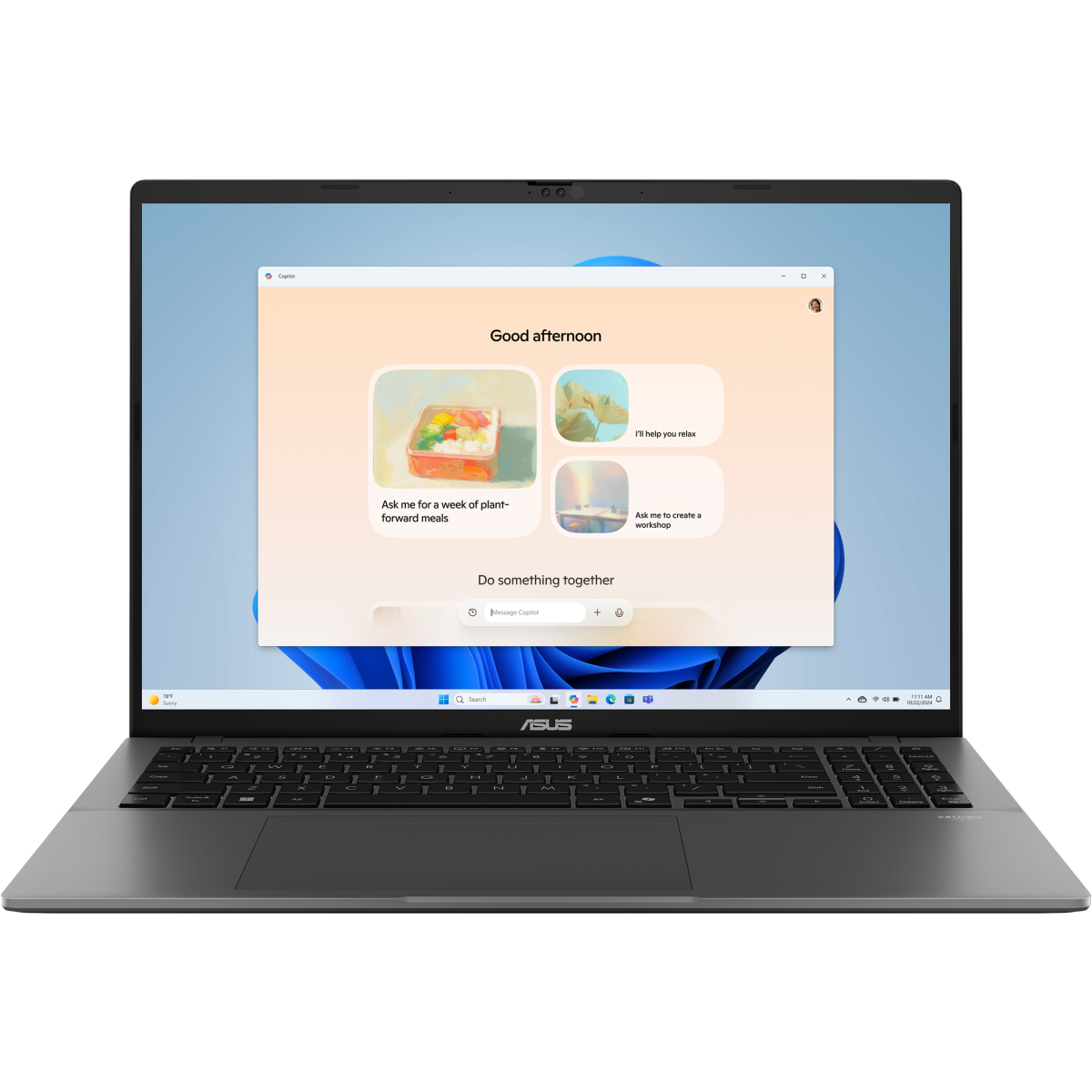 Ordinateur portable Asus S3607AA Vivobook S16 Matte Gray (PRO-OLED-DICSH5X) - S3607AA-PRO-OLED-DICSH5X