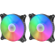 Ventilateur de boîtier Mars Gaming MF-DUO Black (2-Fan Pack) - MFDUO