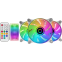 Вентилятор для корпуса Mars Gaming MF-3D White (3-Fan Pack) - MF3DKITW - photo 2