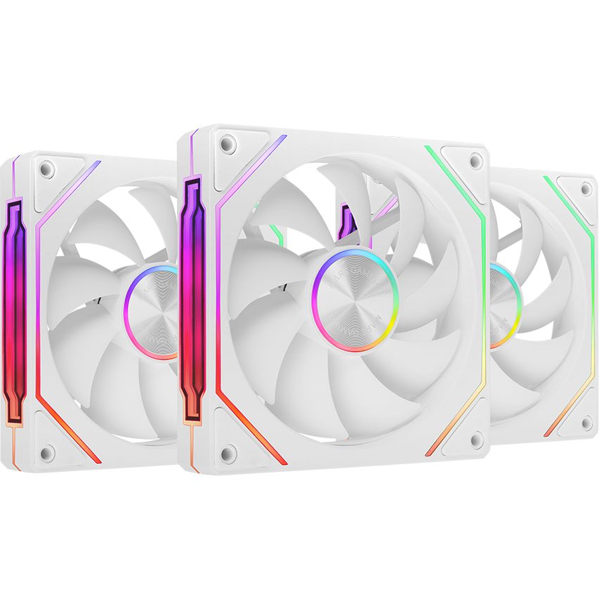 Вентилятор для корпуса Mars Gaming MF-LinkFinityKit2 White (3-Fan Pack) - MFLINKFINITYKIT2W